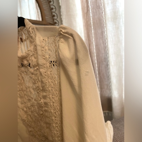 110. Free People One Vienna Lace Boho dress with built in slip - Small - Picture 5 of 9